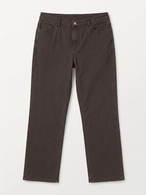 Denver Hayes Straight-Leg Jeans in Espresso Brown